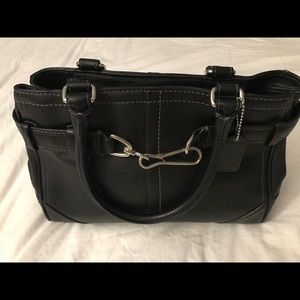 Black handbag